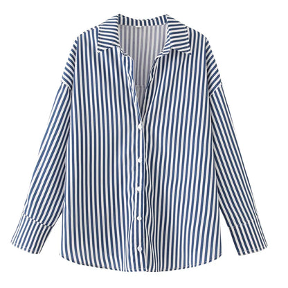 HXAO Women's Oversized Button-Up Shirt