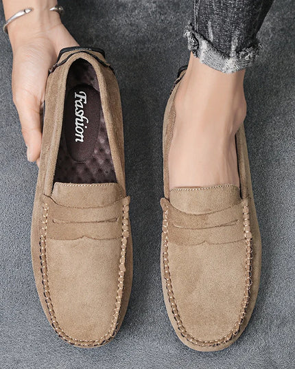 Premium Suede Men's Breathable Slip-On Luxury Loafers - Stylish & Comfortable Footwear