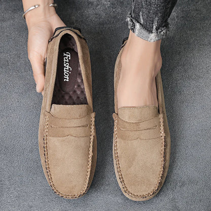 Premium Suede Men's Breathable Slip-On Luxury Loafers - Stylish & Comfortable Footwear