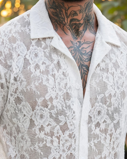 Men's Mesh Knit Shirt