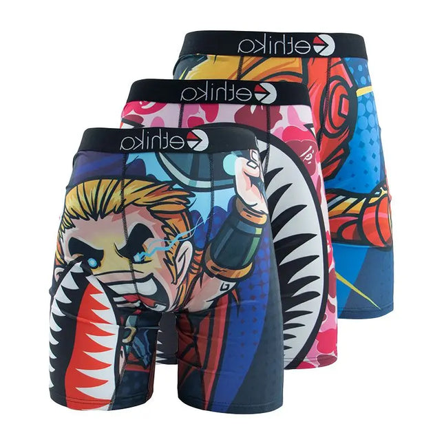 Ethika 3-Pack Men's Boxer Briefs Underwear