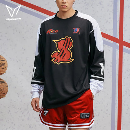 Veidoorn Men's Casual Long Sleeve Sweater