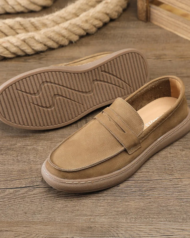 Men's Casual Cow Suede Leather Loafers