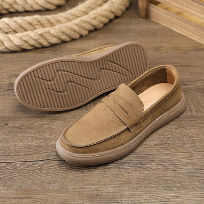 Men's Casual Cow Suede Leather Loafers