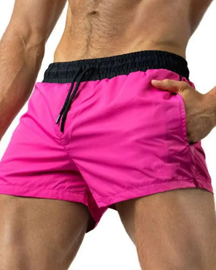 Men's Sports Shorts - Lightweight, Breathable, Quick-Drying, Three-Point Design
