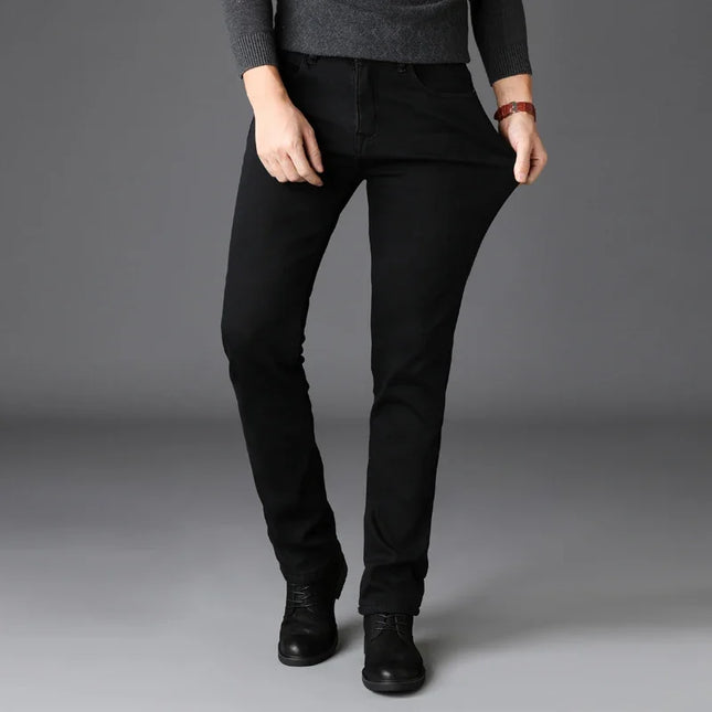 Classic Men's Straight Fit Jeans - Pure Soft Stretch Edition