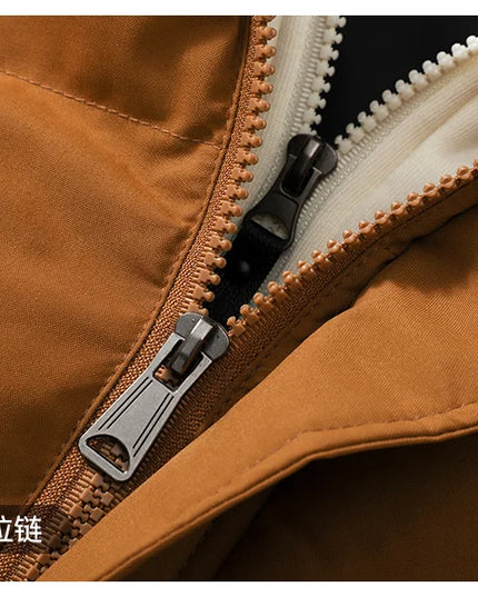 Men's Hooded Vest Jacket - Casual Cotton - Lined Sleeveless Jacket