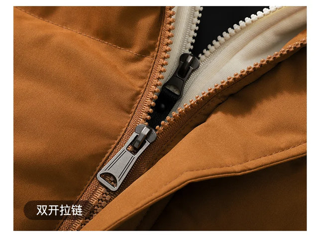 Men's Hooded Vest Jacket - Casual Cotton - Lined Sleeveless Jacket
