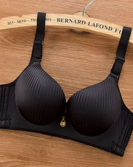 Women's Thickened Adjustable Push-Up Bra with No Steel Ring