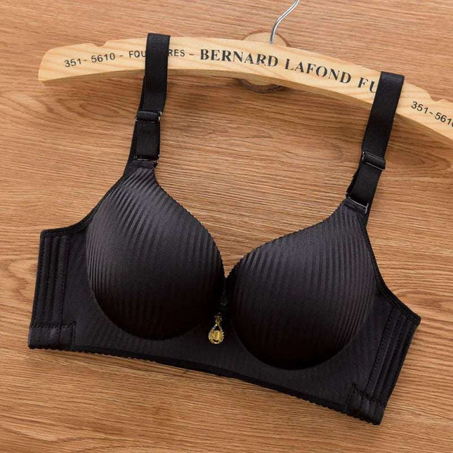 Women's Thickened Adjustable Push-Up Bra with No Steel Ring