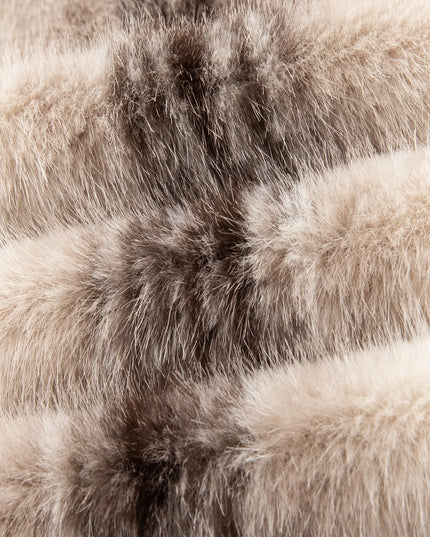 Men's Warm Lapel Imitation Mink Jacket
