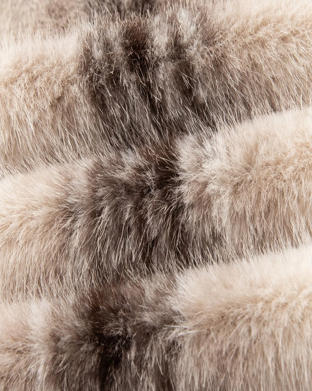 Men's Warm Lapel Imitation Mink Jacket