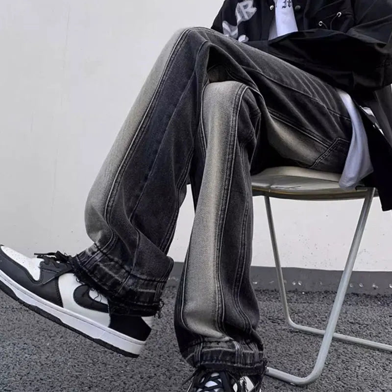 Men's Gradient Vintage Straight Jeans