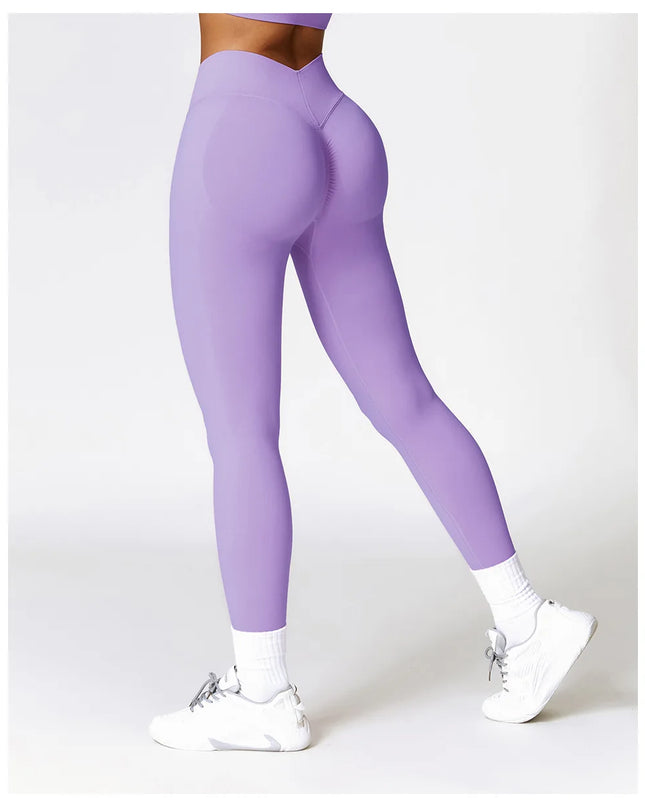High-Waist Seamless Leggings for Women with Hip-Lifting Design