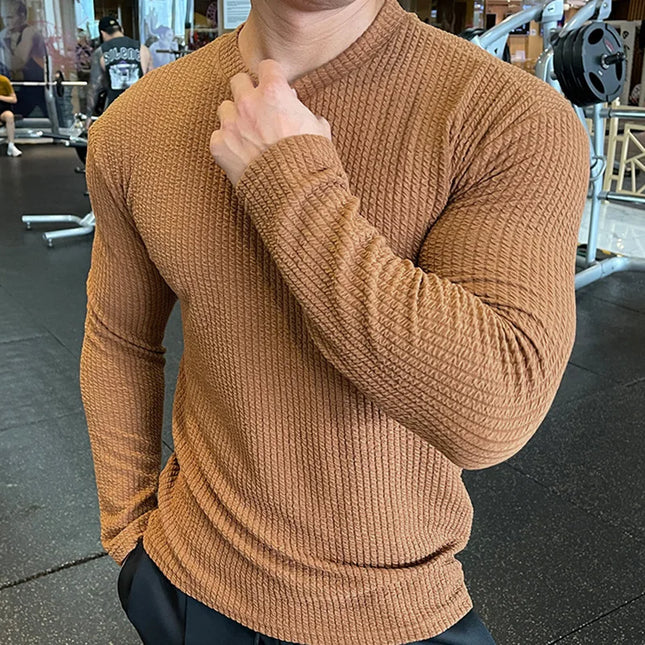 Men's Casual Oversized Long Sleeve Sweater