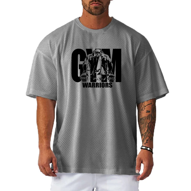 Men's Oversized Loose Fit Casual Sport T-Shirt – Quick Dry, Comfortable Activewear