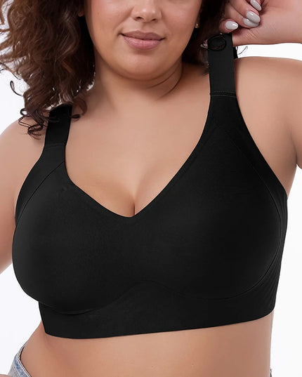 Wireless Women’s Bras – Seamless Full Coverage, No Underwire, Soft Push-Up Bra Everyday Bralette