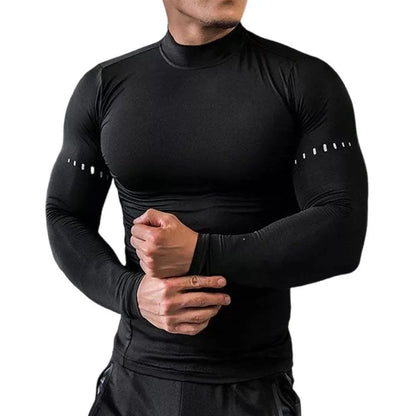 Men's Athletic Long Sleeve Compression Sweater