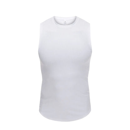 Men's Elastic Striped Tank Top