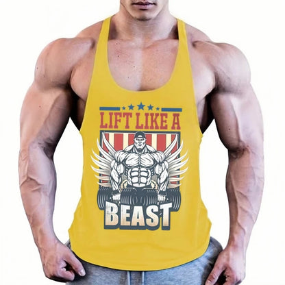 Men's Casual Fit Stringer Tank Top - Various Colors
