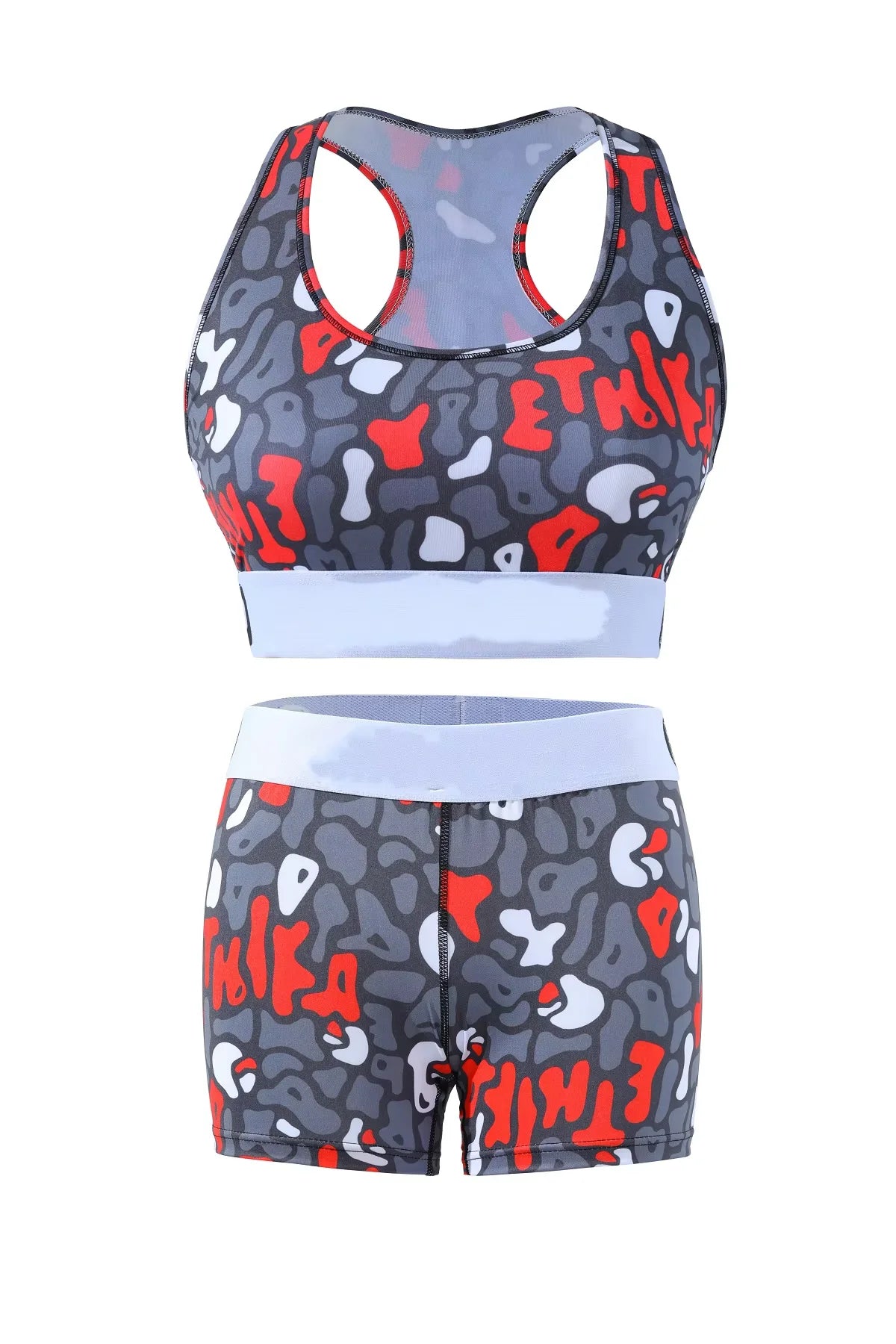 PSD Women's Graffiti Print Two-Piece Bikini Set