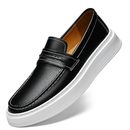 Men's Authentic Leather Dress Loafers