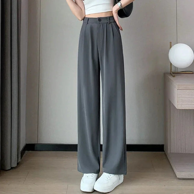 High-Waisted Straight-Leg and Wide-Leg Pants for Women