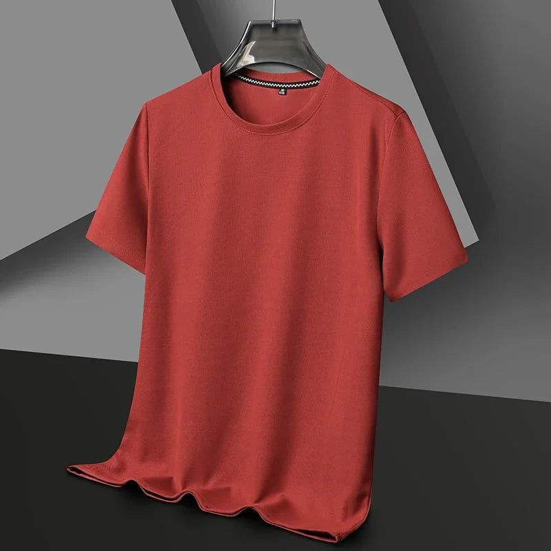 Men's Comfortable Breathable Round Neck T-Shirt – Perfect for Everyday Wear