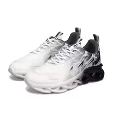 Unisex Lightweight Mesh Running Sneakers - Breathable, Comfortable, Flat Lace-Up Athletic Shoes