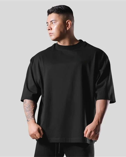 Men's Cotton Loose Fit Short Sleeve T-Shirt