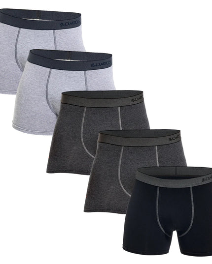 5-Pack Men's Cotton Boxer Briefs