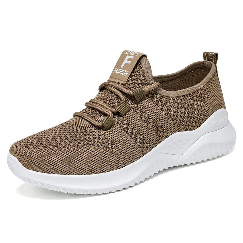 Women's Lightweight Breathable Mesh Running Shoes with Soft Bottom Comfort