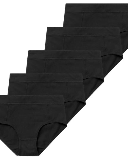 Women's Cotton Mid-High Waist Stretch Briefs - 5-Pack
