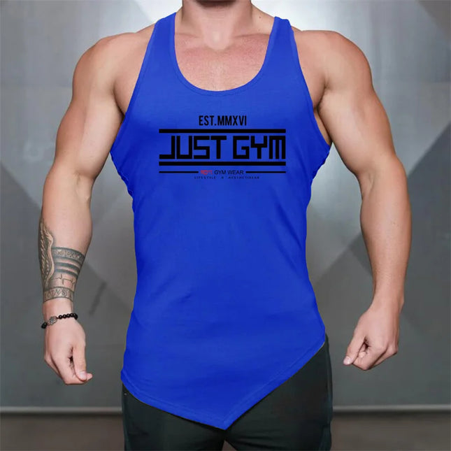 Men's Breathable Cotton Fitness Vests - Lightweight Tank Top