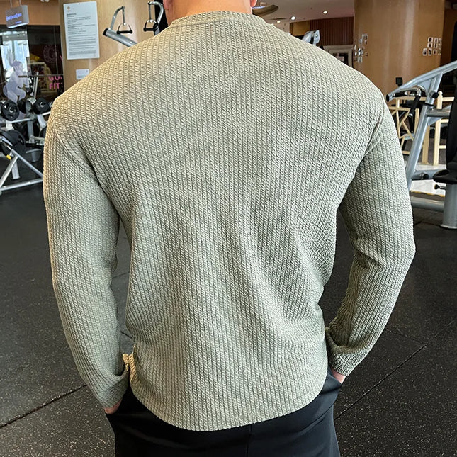 Men's Casual Oversized Long Sleeve Sweater