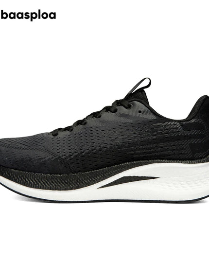 Baasploa Men's Running Shoes - Lightweight Mesh Sneakers with Carbon Plate for Enhanced Performance