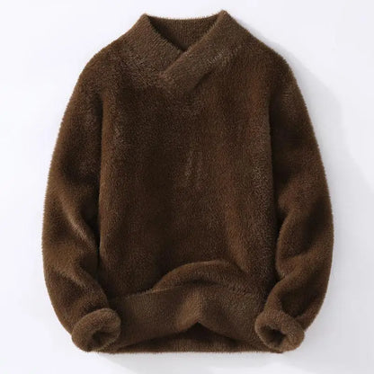 Men's Korean Style Warm V-Neck Sweater