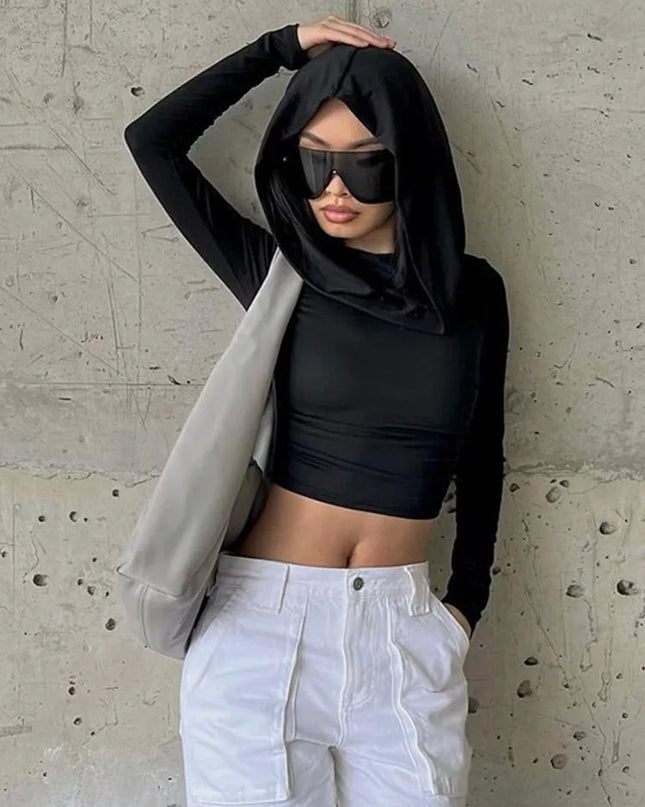 Women's Slim Fit Long Sleeve Hoodie Sweater