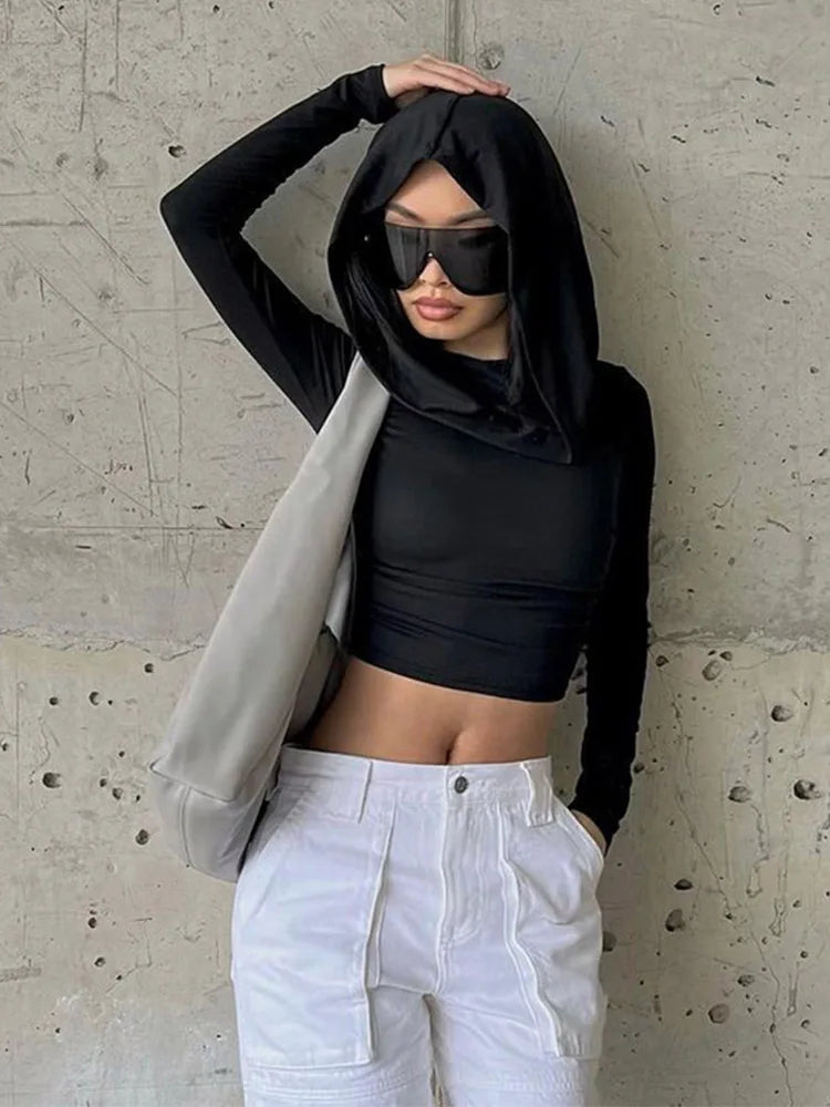 Women's Slim Fit Long Sleeve Hoodie Sweater