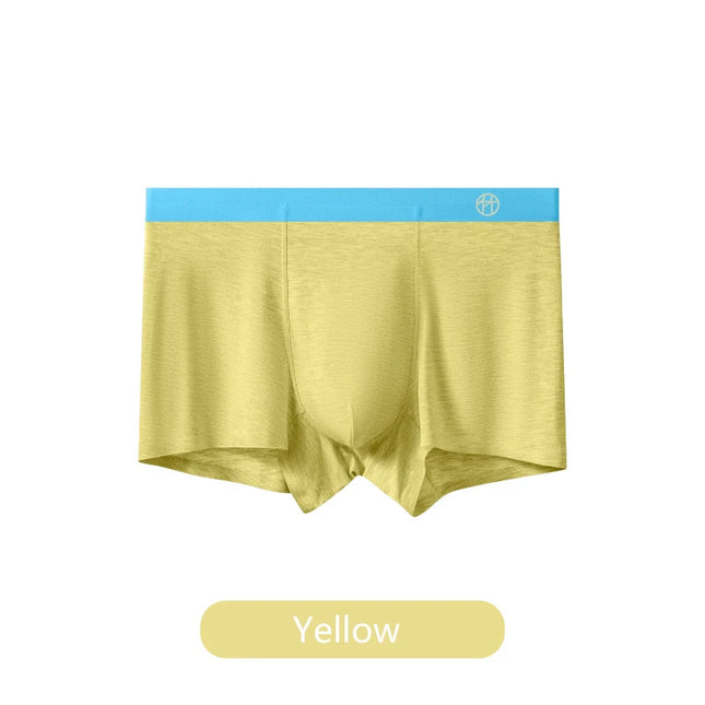 3-Pack Bamboo Fiber Men's Breathable Boxer Briefs – Comfortable, Eco-Friendly Men’s Underwear Set