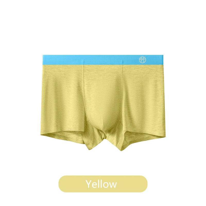 3-Pack Bamboo Fiber Men's Breathable Boxer Briefs – Comfortable, Eco-Friendly Men’s Underwear Set