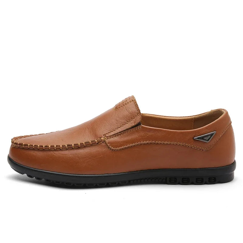 Premium Men's Leather Slip-On Shoes – Stylish & Comfortable Loafers for Men