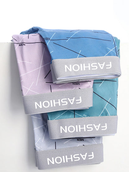 4-Pack Men's Comfortable Soft Boxer Briefs - Premium Quality, Breathable & Stylish Underwear