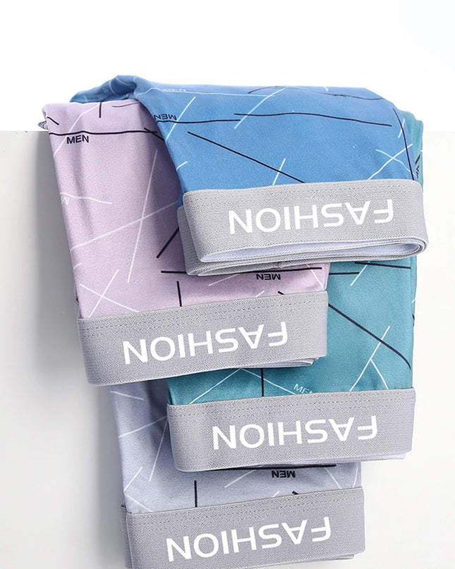 4-Pack Men's Comfortable Soft Boxer Briefs - Premium Quality, Breathable & Stylish Underwear
