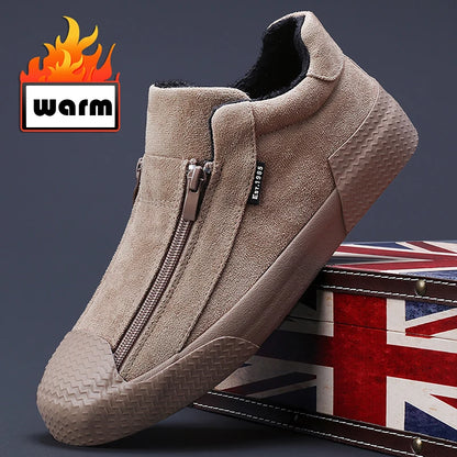 Men's High-Top Canvas Sneakers | Casual & Comfortable Footwear for Men