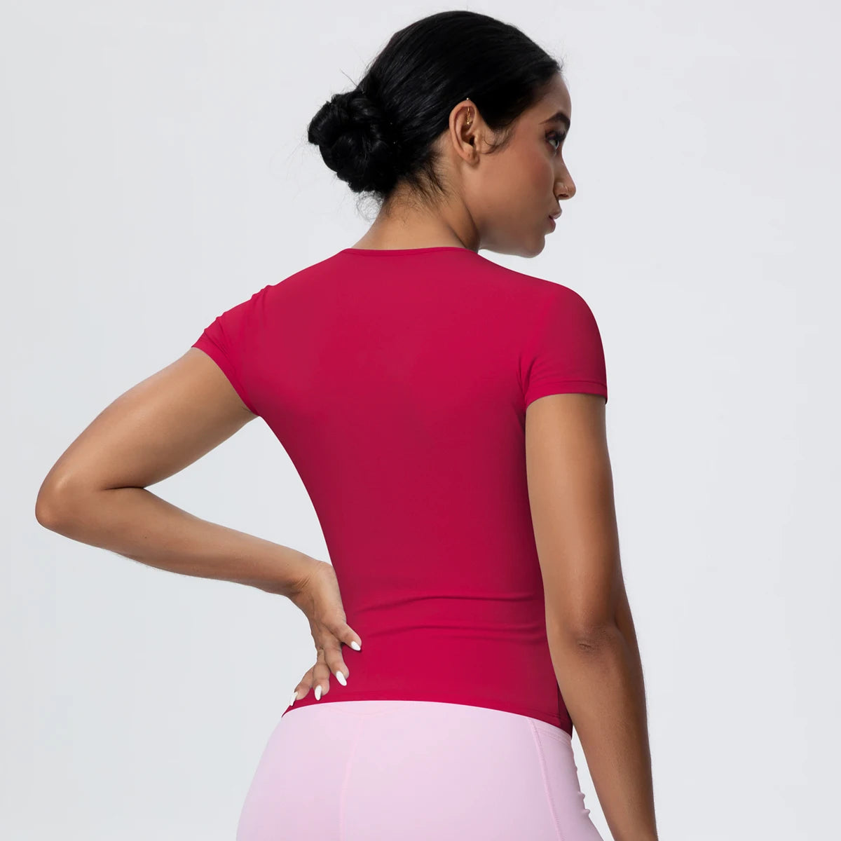 Women's Workout T-Shirt - Quick-Drying, Breathable, Slim Fit