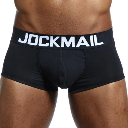 JOCKMAIL 6Pcs/Lot  Man  Boxershorts Cotton Men Boxers Male Breathable Underwear Men’s Panties Soft Boxer Briefs