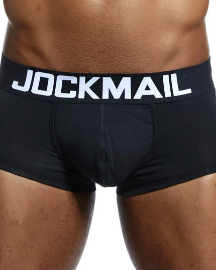 JOCKMAIL 6Pcs/Lot  Man  Boxershorts Cotton Men Boxers Male Breathable Underwear Men’s Panties Soft Boxer Briefs