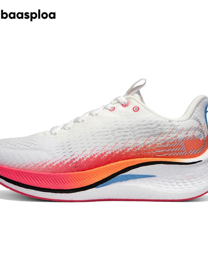 Baasploa Men's Running Shoes - Lightweight Mesh Sneakers with Carbon Plate for Enhanced Performance