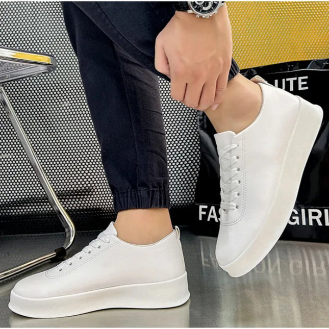 Casual Men’s Sneakers – Non-slip, Lace-up Design
